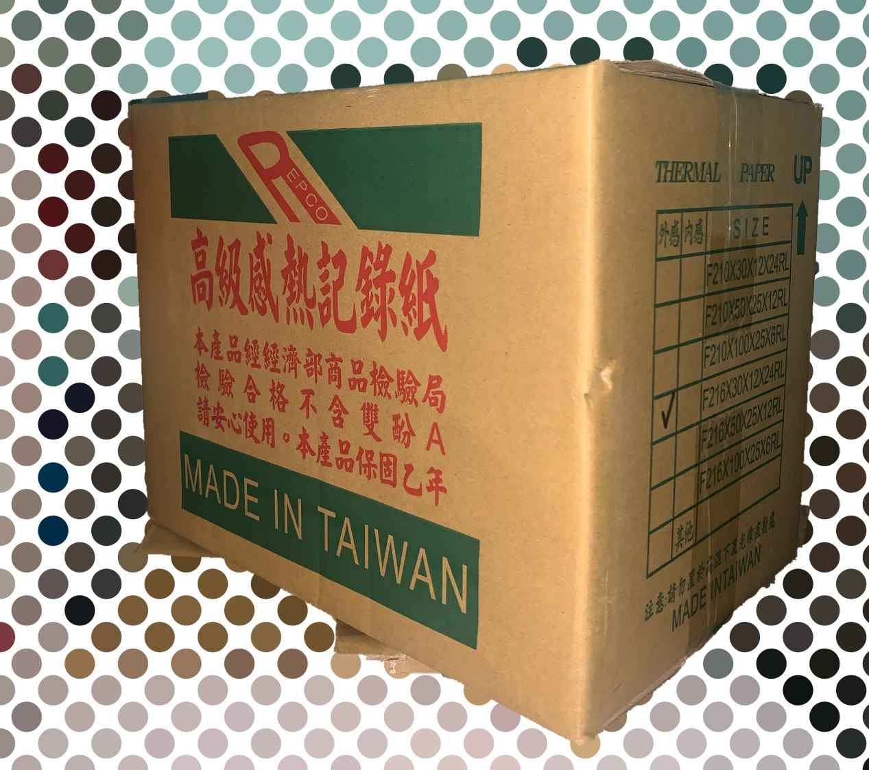 華暘感熱傳真紙(偏白,紙張較厚)